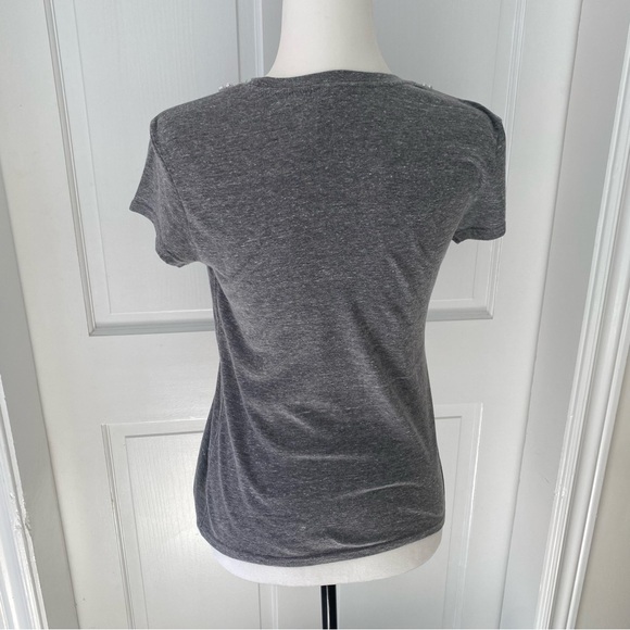 Topshop - Bedazzled Grey T Shirt - Picture 5 of 8